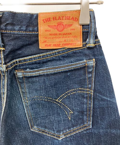 THE FLAT HEAD（ザ・フラットヘッド）THE FLAT HEAD (ザ・フラットヘッド) デニムパンツ ネイビー サイズ:SIZE 71cm(W28)の古着・服飾アイテム