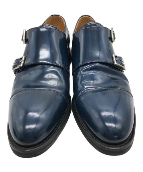 berwick（バーウィック）berwick (バーウィック) モンクストラップシューズ ブルー サイズ:25.5cmの古着・服飾アイテム