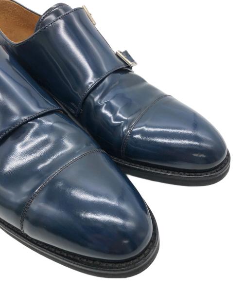 berwick（バーウィック）berwick (バーウィック) モンクストラップシューズ ブルー サイズ:25.5cmの古着・服飾アイテム