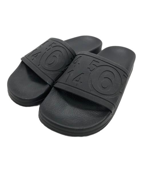 MM6 Maison Margiela（エムエムシックスメゾンマルジェラ）MM6 Maison Margiela (エムエムシックス メゾンマルジェラ) サンダル ブラック サイズ:24cmの古着・服飾アイテム
