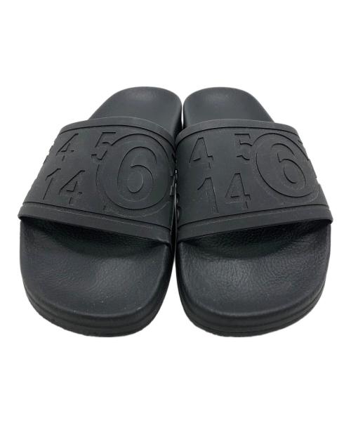 MM6 Maison Margiela（エムエムシックスメゾンマルジェラ）MM6 Maison Margiela (エムエムシックス メゾンマルジェラ) サンダル ブラック サイズ:24cmの古着・服飾アイテム