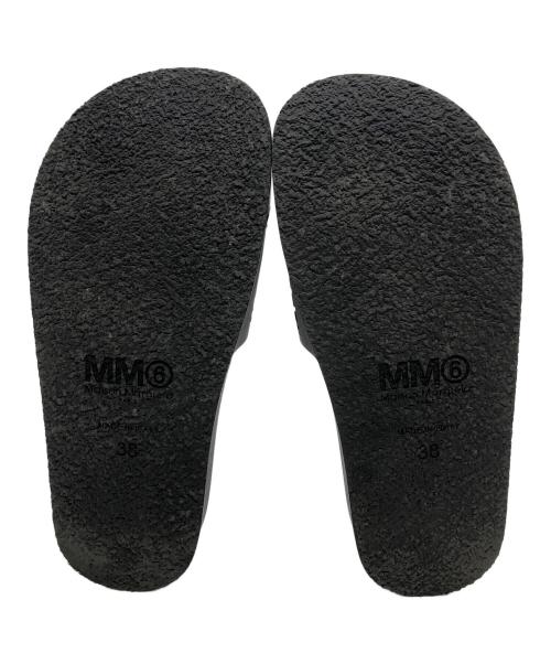MM6 Maison Margiela（エムエムシックスメゾンマルジェラ）MM6 Maison Margiela (エムエムシックス メゾンマルジェラ) サンダル ブラック サイズ:24cmの古着・服飾アイテム