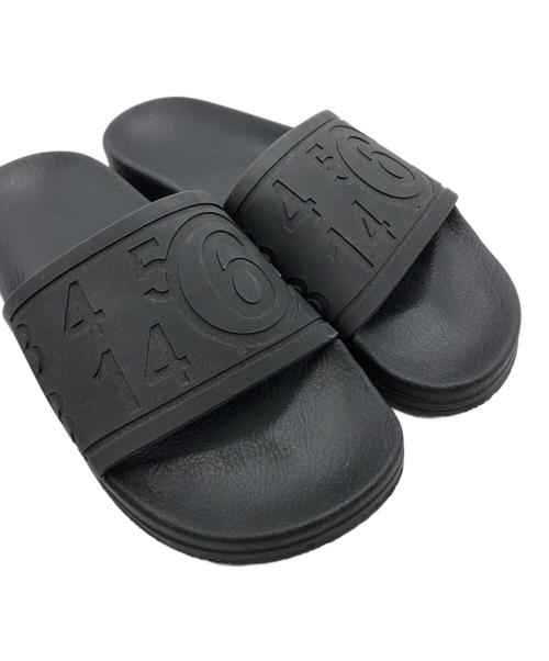 MM6 Maison Margiela（エムエムシックスメゾンマルジェラ）MM6 Maison Margiela (エムエムシックス メゾンマルジェラ) サンダル ブラック サイズ:24cmの古着・服飾アイテム