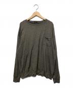 COMOLIコモリ）の古着「ウール天竺 長袖クルー」｜グレー