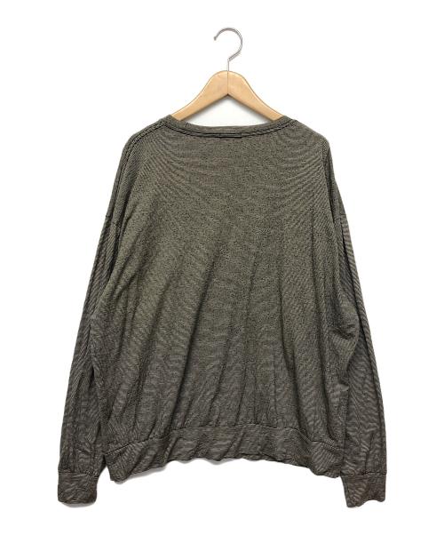 COMOLI（コモリ）COMOLI (コモリ) ウール天竺 長袖クルー グレー サイズ:４の古着・服飾アイテム