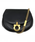 Salvatore Ferragamoサルヴァトーレ フェラガモ）の古着「ショルダーポーチ」｜ブラック