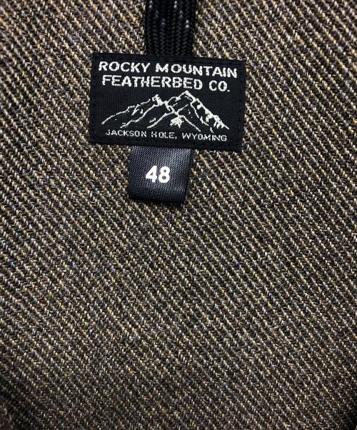 RockyMountainFeatherBed（ロッキーマウンテンフェザーベッド）RockyMountainFeatherBed (ロッキーマウンテンフェザーベッド) ダウンベスト ブラウン サイズ:48の古着・服飾アイテム