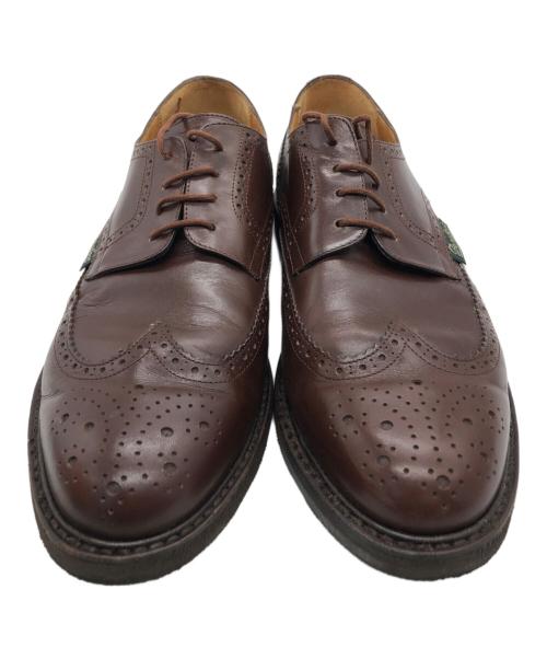 PARABOOT（パラブーツ）PARABOOT (パラブーツ) メダリオンシューズ ブラウン サイズ:8 1/2の古着・服飾アイテム