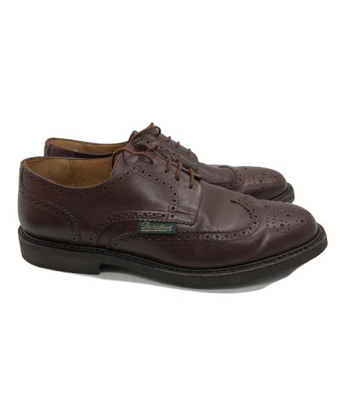 PARABOOT（パラブーツ）PARABOOT (パラブーツ) メダリオンシューズ ブラウン サイズ:8 1/2の古着・服飾アイテム