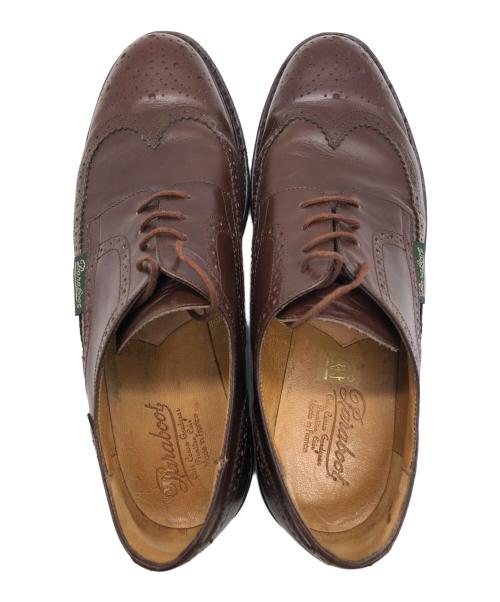 PARABOOT（パラブーツ）PARABOOT (パラブーツ) メダリオンシューズ ブラウン サイズ:8 1/2の古着・服飾アイテム
