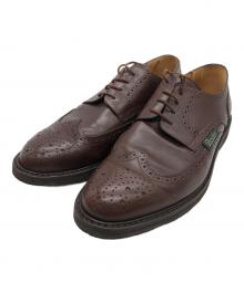 PARABOOT（パラブーツ）の古着「メダリオンシューズ」｜ブラウン