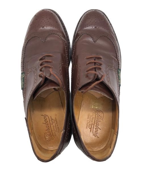 PARABOOT（パラブーツ）PARABOOT (パラブーツ) メダリオンシューズ ブラウン サイズ:8 1/2の古着・服飾アイテム