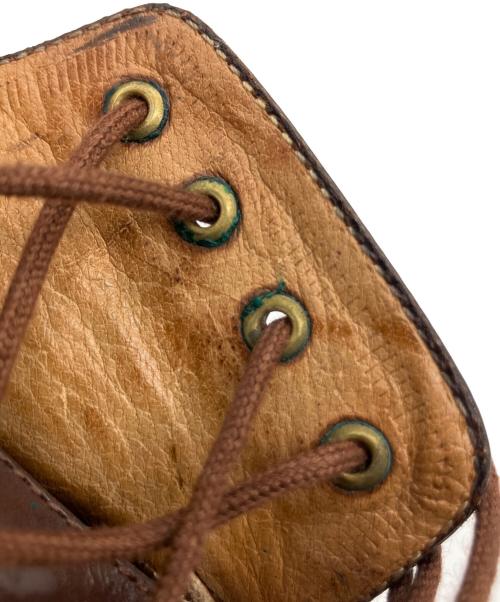 PARABOOT（パラブーツ）PARABOOT (パラブーツ) メダリオンシューズ ブラウン サイズ:8 1/2の古着・服飾アイテム