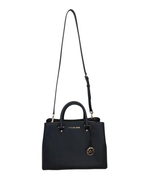 MICHAEL KORS（マイケル・コース）MICHAEL KORS (マイケルコース) 2WAYバッグ ブラックの古着・服飾アイテム