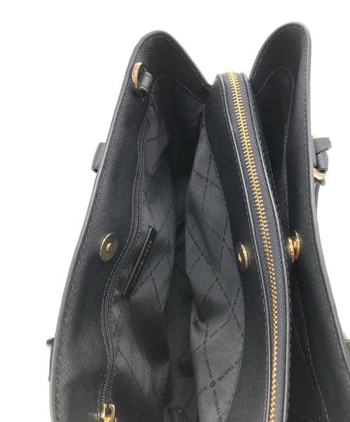 MICHAEL KORS（マイケル・コース）MICHAEL KORS (マイケルコース) 2WAYバッグ ブラックの古着・服飾アイテム