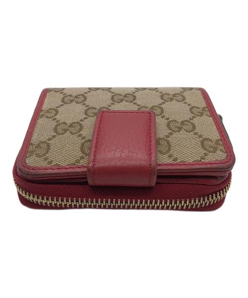 GUCCI（グッチ）GUCCI (グッチ) GG ベージュ×レッドの古着・服飾アイテム