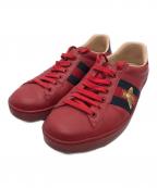 GUCCIグッチ）の古着「スニーカー」｜レッド