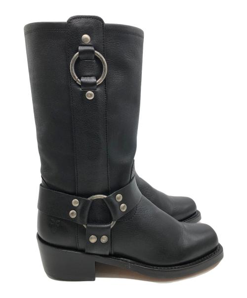 FRYE（フライ）FRYE (フライ) ロングブーツ ブラック サイズ:7の古着・服飾アイテム