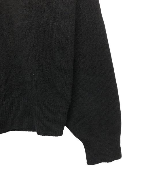 COMOLI（コモリ）COMOLI (コモリ) ラムズウールクルーネックニット ブラック サイズ:3の古着・服飾アイテム