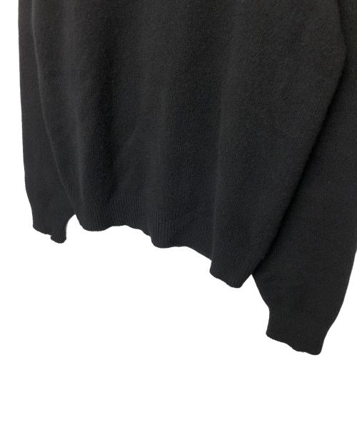 COMOLI（コモリ）COMOLI (コモリ) ラムズウールクルーネックニット ブラック サイズ:3の古着・服飾アイテム