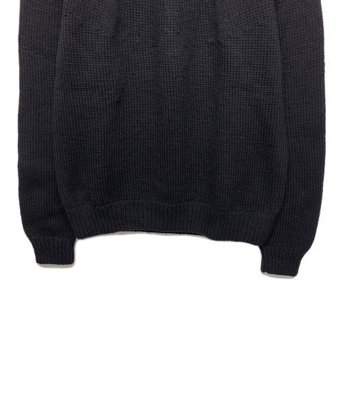 COMOLI（コモリ）COMOLI (コモリ) ハンドクルーネックニット ネイビー サイズ:3の古着・服飾アイテム