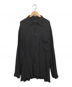 中古・古着通販】COMOLI (コモリ) ウールチェックオープンカラーシャツ