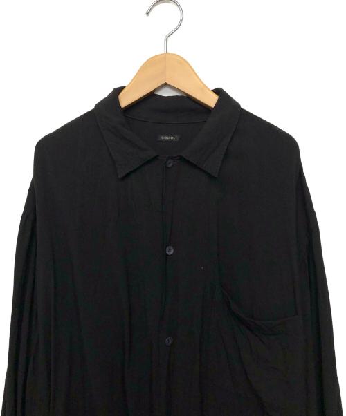COMOLI（コモリ）COMOLI (コモリ) シャツ ブラック サイズ:4の古着・服飾アイテム