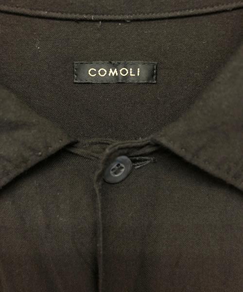 COMOLI（コモリ）COMOLI (コモリ) シャツ ブラック サイズ:4の古着・服飾アイテム