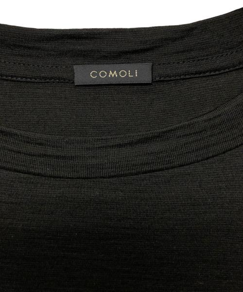 COMOLI（コモリ）COMOLI (コモリ) サマーウール長袖クルー　X01-05012 ブラック サイズ:４の古着・服飾アイテム