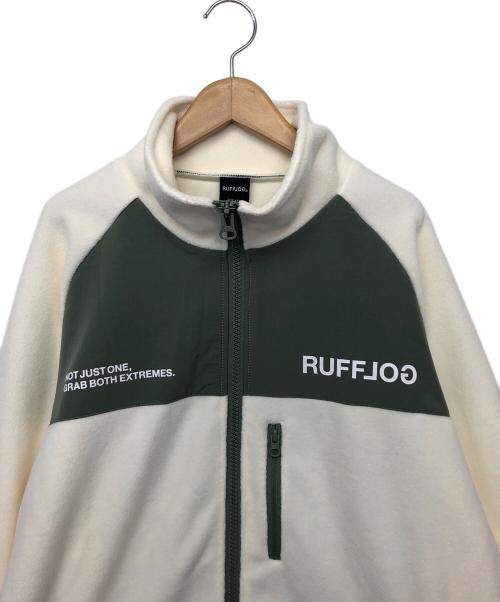 RUFFLOG（ラフロッグ）RUFFLOG (ラフロッグ) フリースジャケット ベージュ サイズ:XXL 未使用品の古着・服飾アイテム
