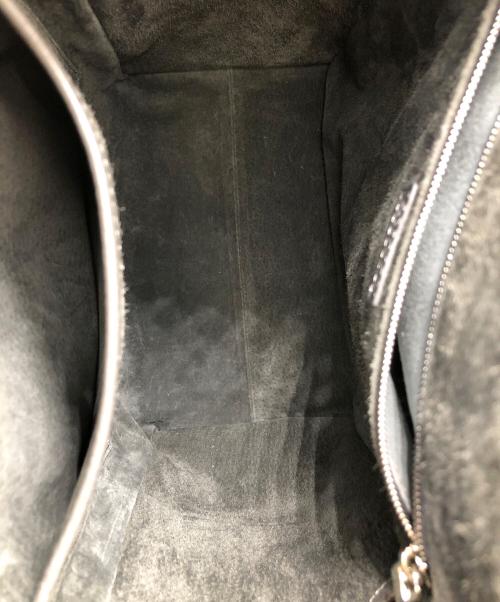 HIROFU（ヒロフ）HIROFU (ヒロフ) レザーショルダーバッグ グレーの古着・服飾アイテム