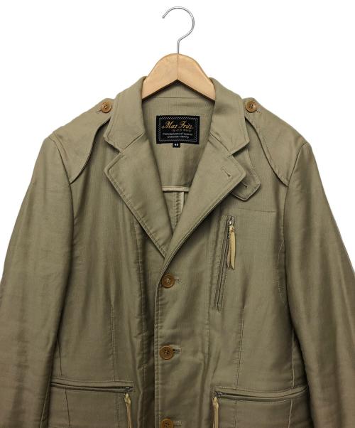Max Fritz（マックスフリッツ(9)）MAX FRITZ (マックスフリッツ) ジャケット ベージュ サイズ:48の古着・服飾アイテム