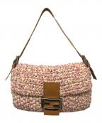 FENDIフェンディ）の古着「ストローマンマバケット」｜ピンク