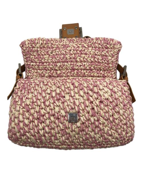 FENDI（フェンディ）FENDI (フェンディ) ストローマンマバケット ピンクの古着・服飾アイテム