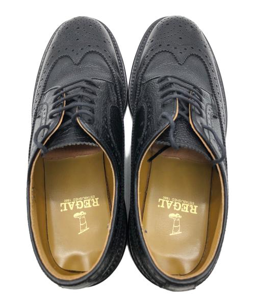 REGAL（リーガル）REGAL (リーガル) ウィングチップシューズ ブラック サイズ:24cmの古着・服飾アイテム