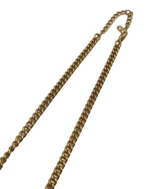 Christian Dior（クリスチャン ディオール）Christian Dior (クリスチャン ディオール) ハートモチーフ チェーン ラインストーン ゴールドの古着・服飾アイテム