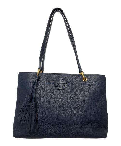 TORY BURCH（トリーバーチ）TORY BURCH (トリーバーチ) トートバッグ ネイビーの古着・服飾アイテム