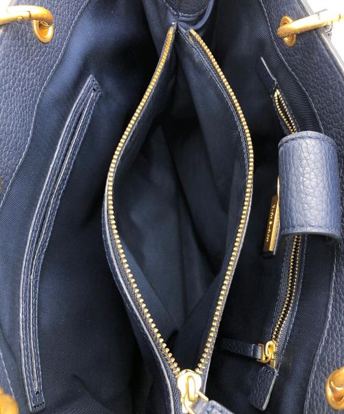 TORY BURCH（トリーバーチ）TORY BURCH (トリーバーチ) トートバッグ ネイビーの古着・服飾アイテム