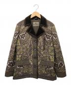 ETROエトロ）の古着「キルティングジャケット」｜ブラウン