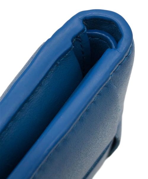 BOTTEGA VENETA（ボッテガベネタ）BOTTEGA VENETA (ボッテガベネタ) 2つ折り財布 ブルーの古着・服飾アイテム