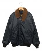 RRLダブルアールエル）の古着「フライトジャケット」｜ブラック×ブラウン