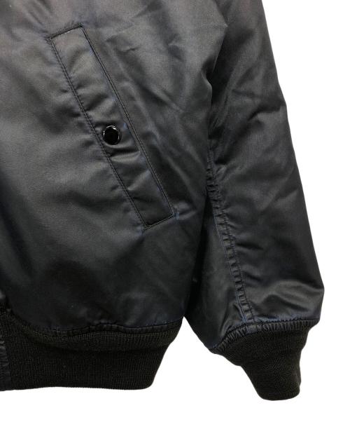 RRL（ダブルアールエル）RRL (ダブルアール) フライトジャケット ブラック×ブラウン サイズ:Sの古着・服飾アイテム
