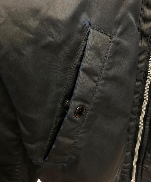 RRL（ダブルアールエル）RRL (ダブルアール) フライトジャケット ブラック×ブラウン サイズ:Sの古着・服飾アイテム