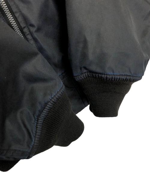 RRL（ダブルアールエル）RRL (ダブルアール) フライトジャケット ブラック×ブラウン サイズ:Sの古着・服飾アイテム