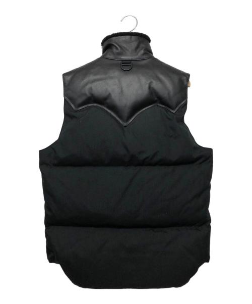 BRIEFING（ブリーフィング）BRIEFING (ブリーフィング) RockyMountainFeatherBed (ロッキーマウンテンフェザーベッド) BEAMS (ビームス) ダウンベスト ブラック サイズ:38の古着・服飾アイテム