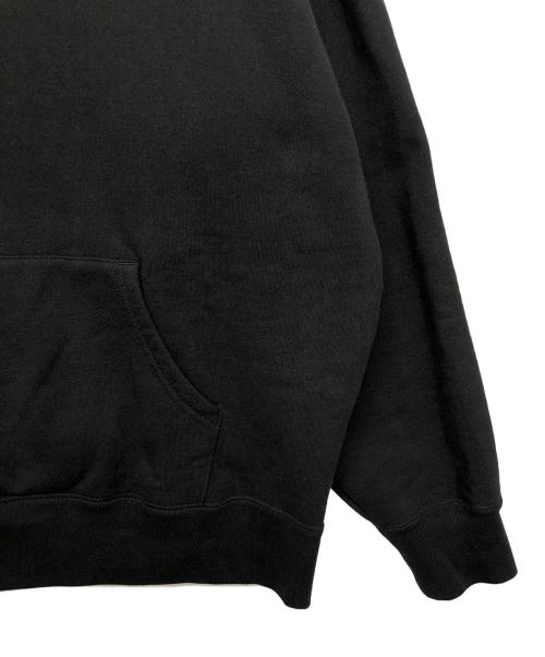 SUPREME（シュプリーム）SUPREME (シュプリーム) Satin Applique Hppded Sweatshirt ブラック サイズ:Mの古着・服飾アイテム