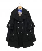 BURBERRY BLUE LABELバーバリーロンドンブルーレーベル）の古着「コート」｜ブラック