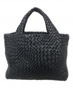 FALORNIファロルニ）の古着「イントレチャート レザートートバッグ」｜ブラック