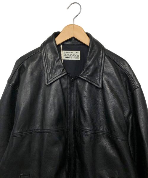 WACKO MARIA（ワコマリア）WACKO MARIA (ワコマリア) レザージャケット ブラック サイズ:Lの古着・服飾アイテム
