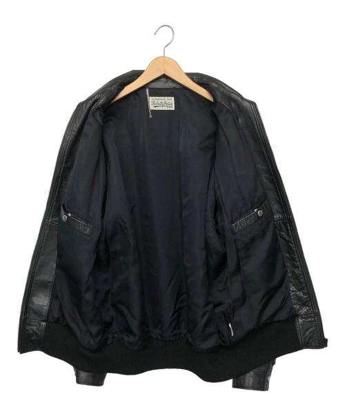 WACKO MARIA（ワコマリア）WACKO MARIA (ワコマリア) レザージャケット ブラック サイズ:Lの古着・服飾アイテム